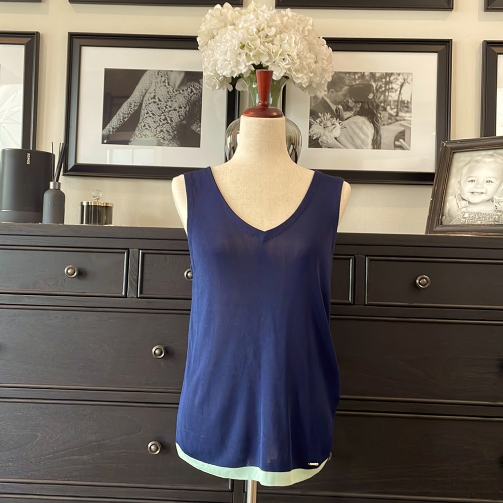Ted Baker semi sheer tank top